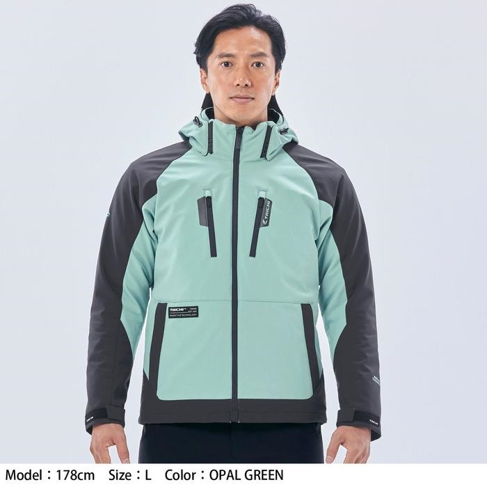 RSJ730 ソフトシェル オールシーズンパーカ OPAL GREEN｜ウィンター