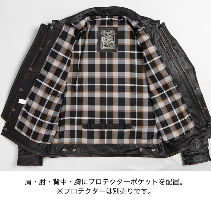 25SJ-1 レザージャケット レッド｜レザージャケット｜の通販なら