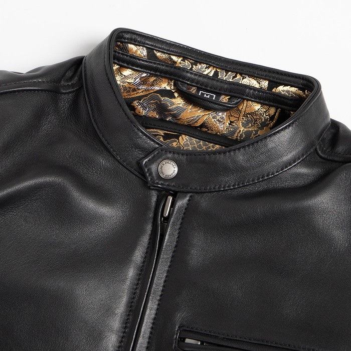 21SJ-14K 金襴レザージャケット（輝龍）｜レザージャケット｜の通販