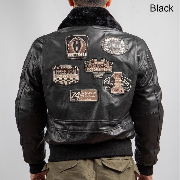 16WJ-10 ヴィンテージフライトジャケット ブラック｜レザージャケット