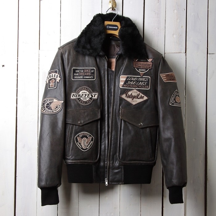 16WJ-10 ヴィンテージフライトジャケット ブラック｜レザージャケット