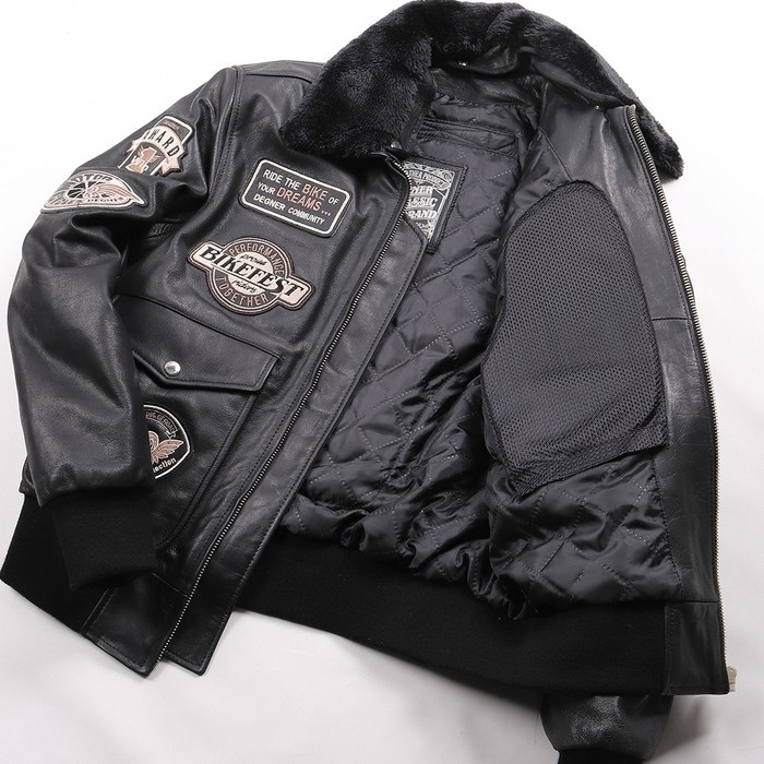 16WJ-10 ヴィンテージフライトジャケット ブラック｜レザージャケット