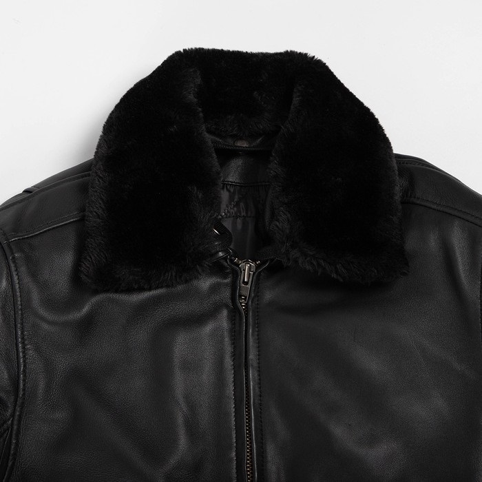 25WJ-4 シープレザーフライトジャケット ブラック｜レザージャケット