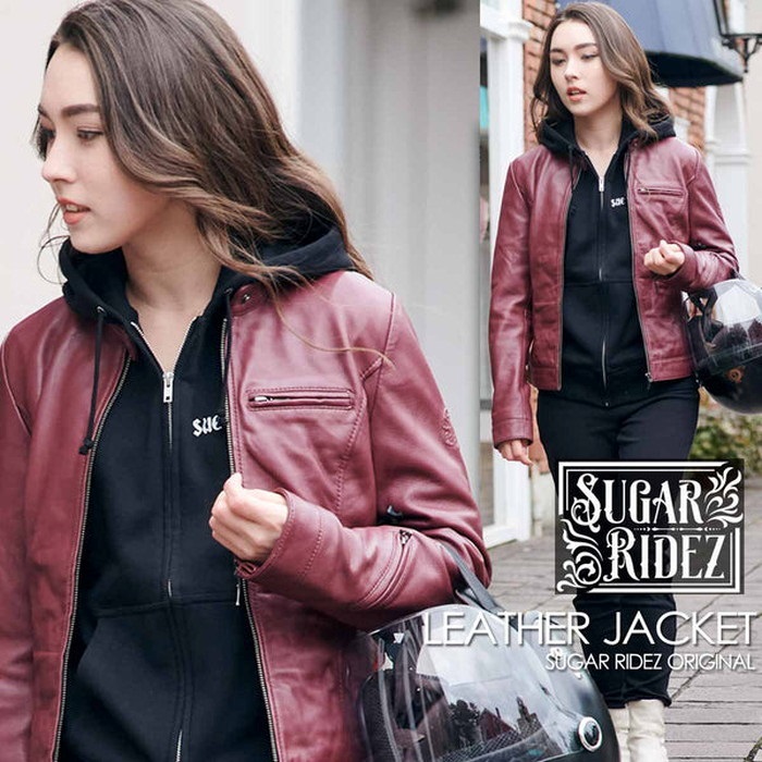 SugarRidez】HEARTS JACKET WINE RED SLJ203【レディース