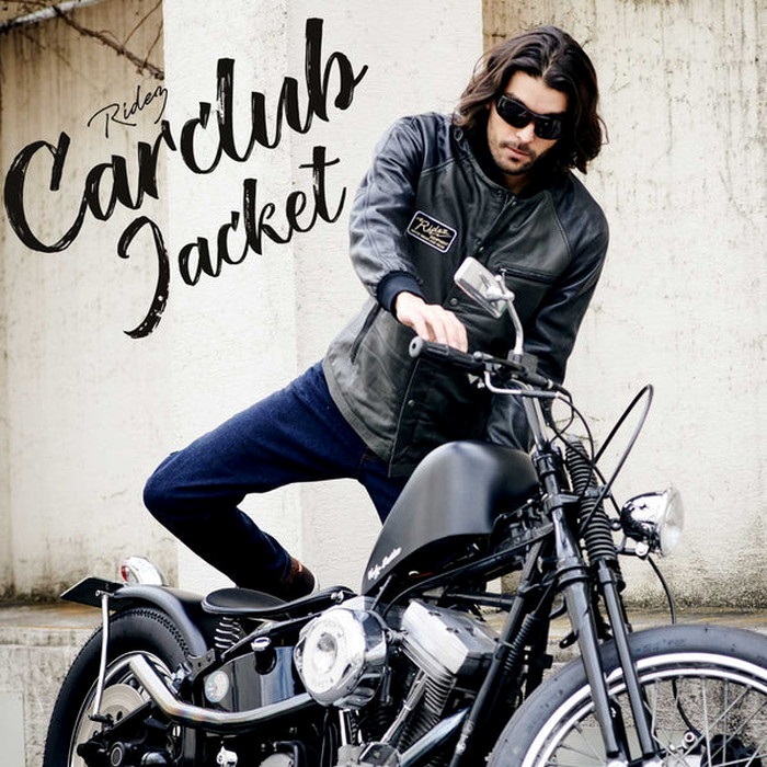CARCLUB JACKET OLIVE RLJ223｜レザージャケット｜の通販なら