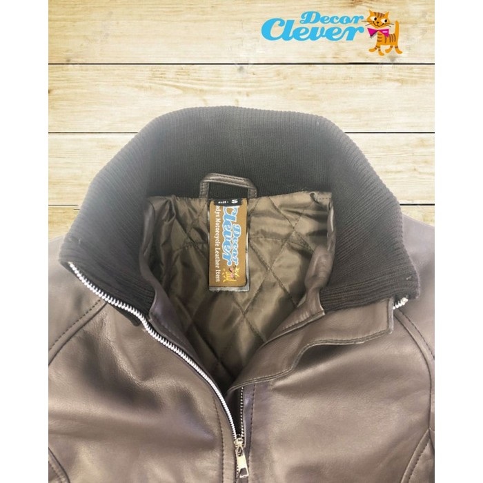 CDL-116 MA-1 レディスライダースジャケット BROWN｜レザージャケット