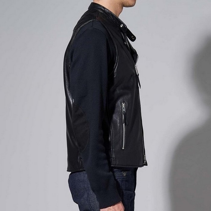 決まりました。Nate’s Leather革ジャン・黒 0525 LEATHER RIDERS VEST レザーライダースベスト ブラック｜レザー