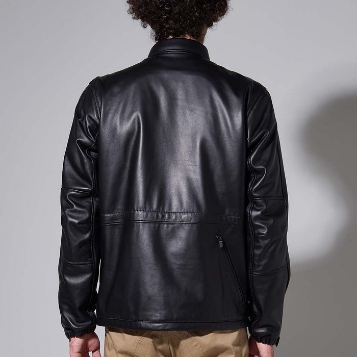 1660 LEATHER COACH JACKET レザーコーチジャケット ブラック｜レザー
