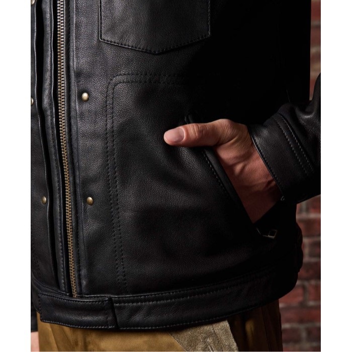 1664 RODEO LEATHER JACKET レザーシングルライダースジャケット