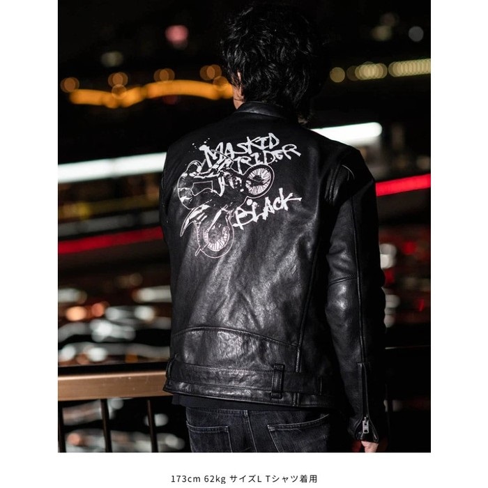 数量限定生産アイテム】1667 MASKED-R BLACK JKT ライダースジャケット