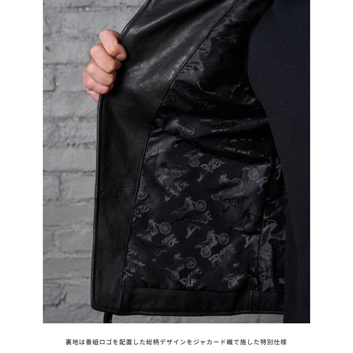 数量限定生産アイテム】1667 MASKED-R BLACK JKT ライダースジャケット