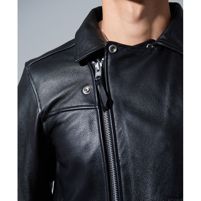 clareswear　ドンキージャケット　ワーク　ブラック　ネイビー　レザー　М clareswear ドンキージャケット ワーク ブラック ネイビー レザー М