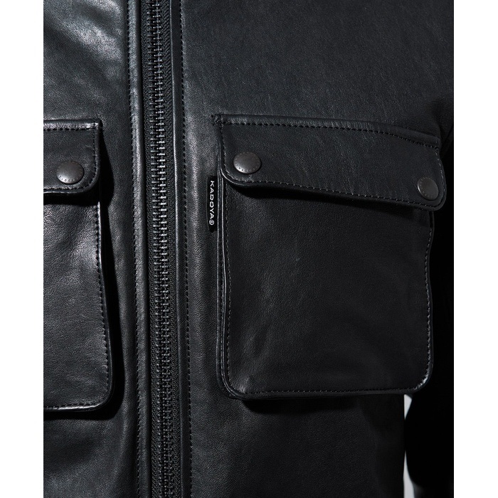 アンヌークレザージャケット　ブラック ànuke online store（アンヌーク）anuke(アンヌーク) アウター