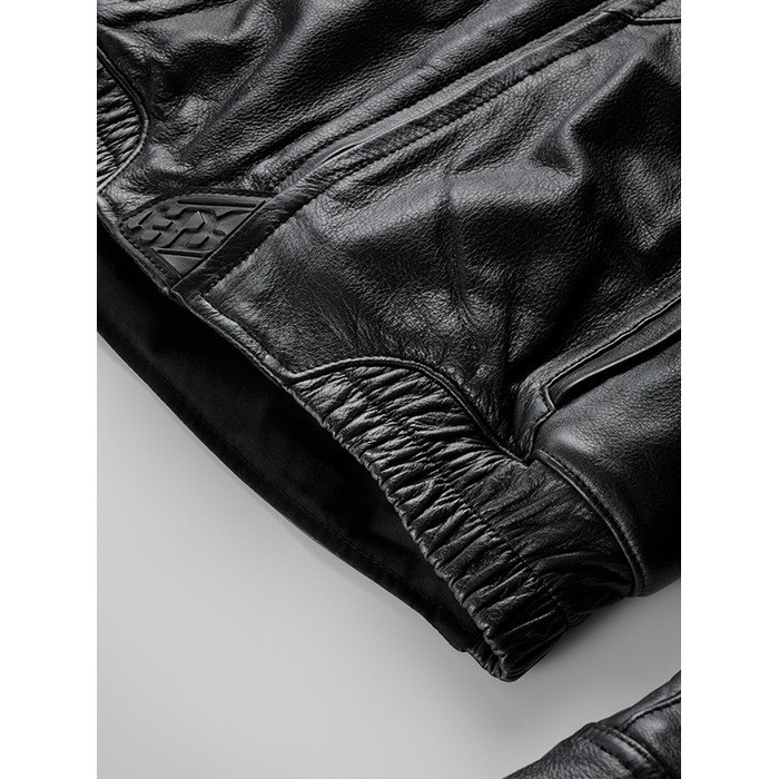 HSL524D ST-X LEATHER〔HALBERD D3O〕 IVORY/BLACK｜レザージャケット