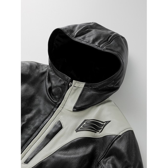 HSL525D ST-X LEATHER〔BARREL D3O〕 BLACK｜レザージャケット｜の通販