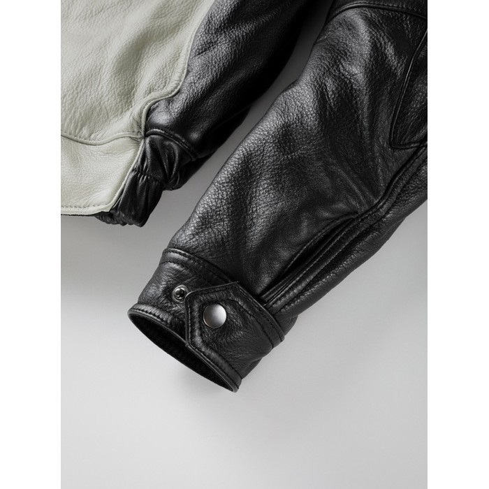 HSL525D ST-X LEATHER〔BARREL D3O〕 BLACK｜レザージャケット｜の通販