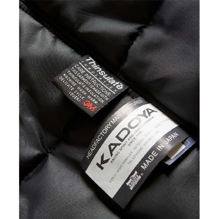 1054 HF N-3B LEATHER ウインタージャケット ブラック/ホワイト