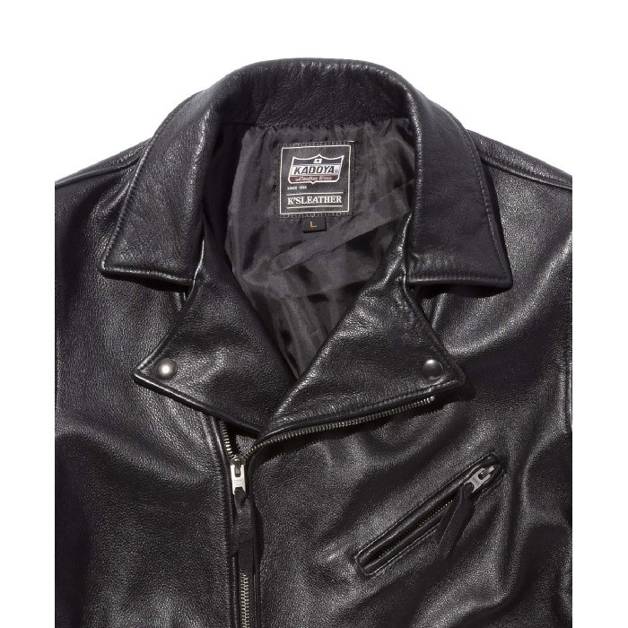 NADA ナダ ライダース レザー ジャケット 1200 TOURAS レザーダブルライダースジャケット ブラック｜レザー