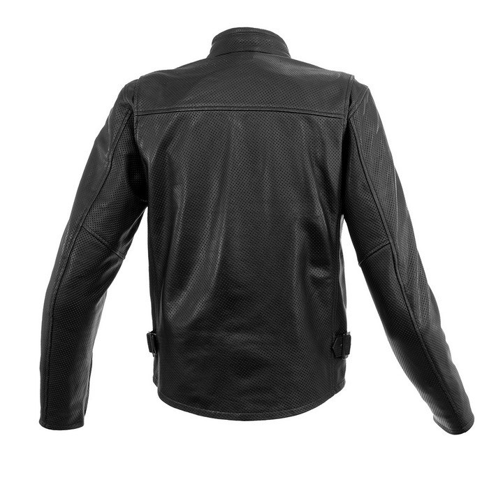 LJ-5383 ベンティッドシングルライダースレザージャケット 【Black