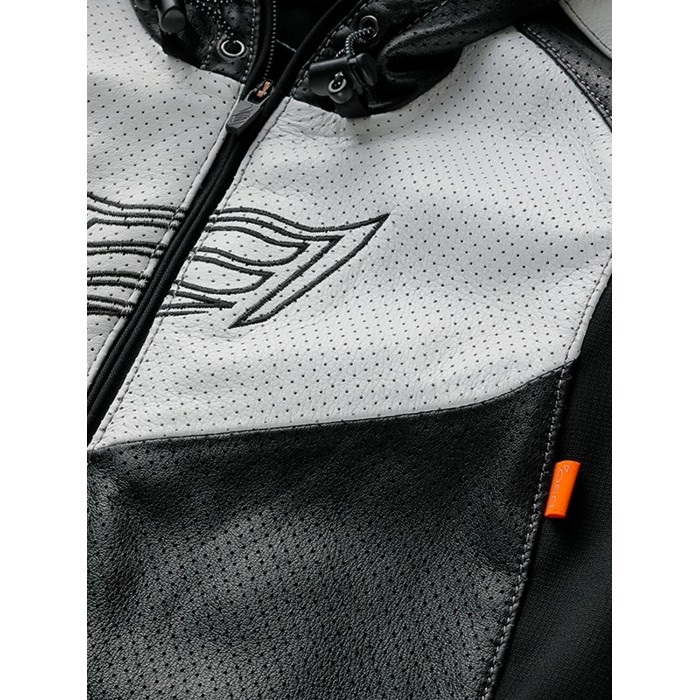 HSL307D CELTIS D3O ST-X Lite LEATHER JAC BLACK/WHITE｜レザー