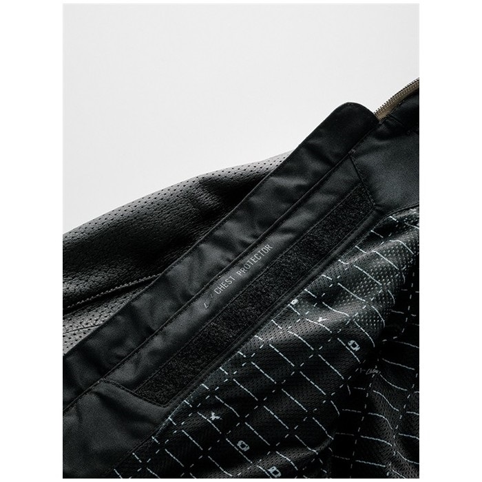HSL307D CELTIS D3O ST-X Lite LEATHER JAC BLACK/WHITE｜レザー