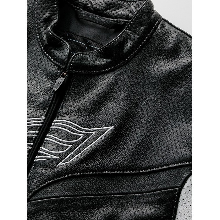 HSL306D ALEM D3O ST-X Lite LEATHER JAC BLACK(CREST)｜レザー