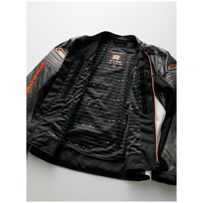 HYOD バイクジャケット　ST-S NEO-SPRINT D3O® JAC HSL019D NEO-iD D3O ST-X LEATHER JAC BLACK｜レザージャケット