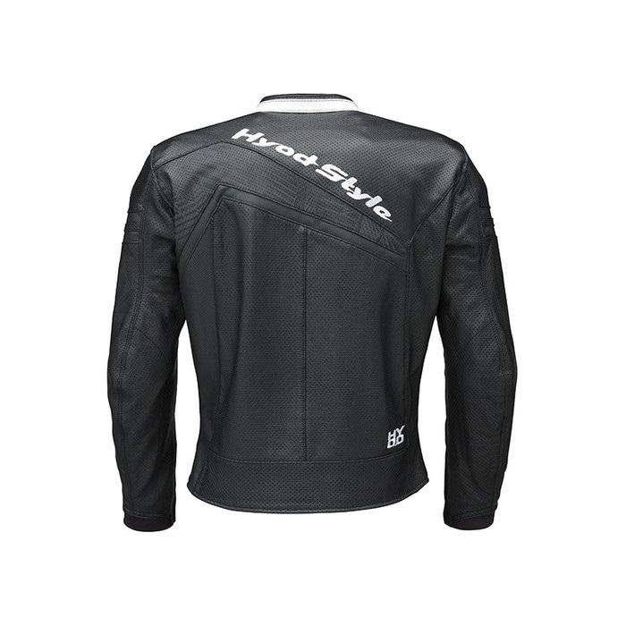 HSL019D NEO-iD D3O ST-X LEATHER JAC BLACK/WHITE(CREST)｜レザー