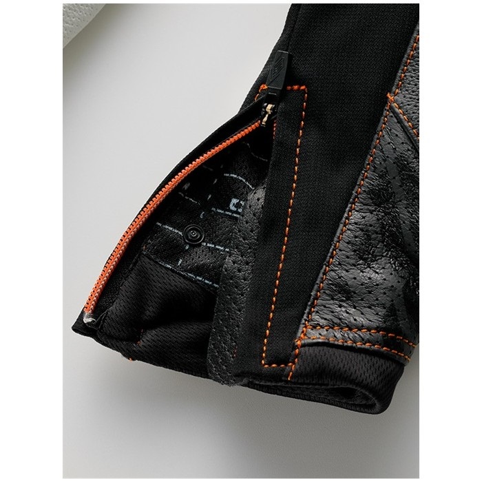 HSL019D NEO-iD D3O ST-X LEATHER JAC BLACK/WHITE(CREST)｜レザー