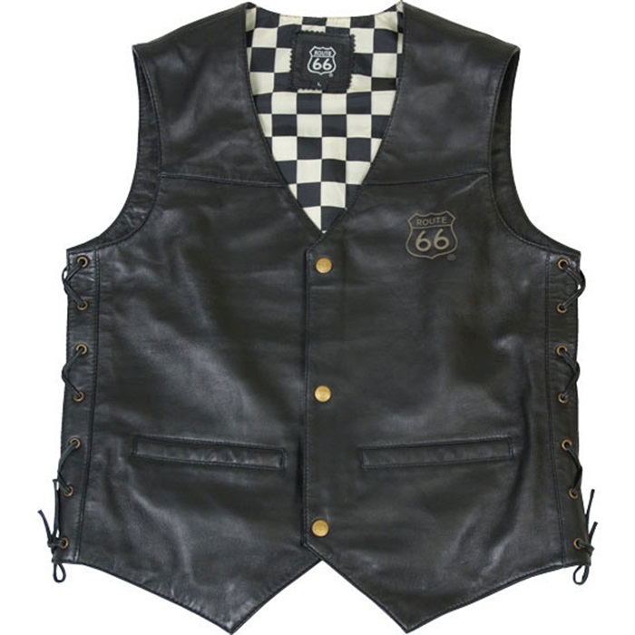 在庫限り】【アウトレット】R66LV-01 COW LEATHER VEST レザーベスト