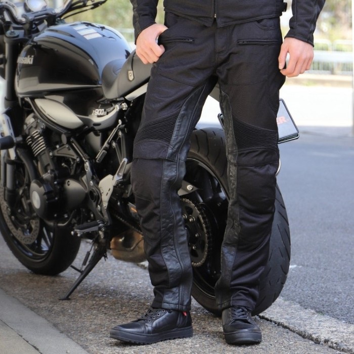 デグナーDP-33A　ヒートガード付きメッシュパンツイク用パンツ ブラック M DP-33A ヒートガード付きメッシュパンツ | DEGNER