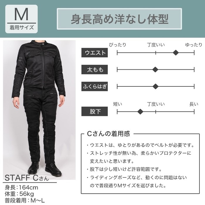 在庫限り】 FRP-33A レディース ヒートガード付きメッシュパンツ