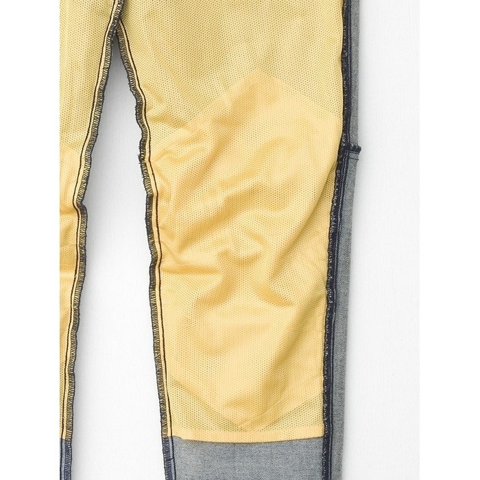 HYD804 HYOD COVEC BIKERS ZIP VENT BLACK(one-wash)｜メッシュパンツ