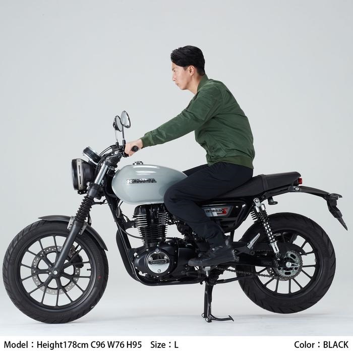 RSY271 クイックドライ ストレートパンツ BLACK｜メッシュパンツ｜の