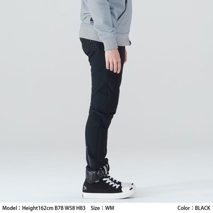 RSY271 クイックドライ ストレートパンツ BLACK｜メッシュパンツ｜の