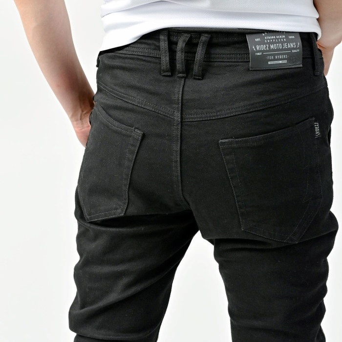 在庫限り】RIDEZ TAPERED BAGGY PANTS BK RDB1034｜オールシーズン