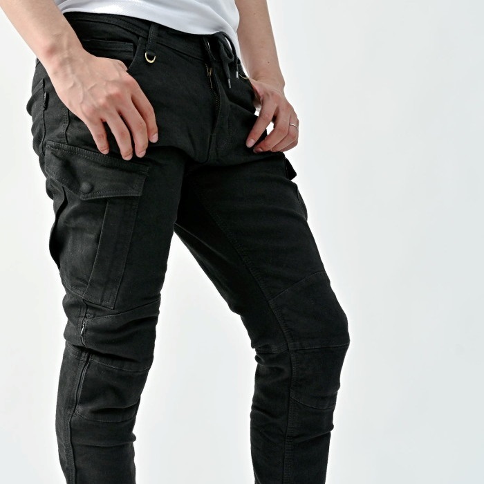 在庫限り】SLIM FIT CARGO PANTS BK RDB1031｜オールシーズンパンツ