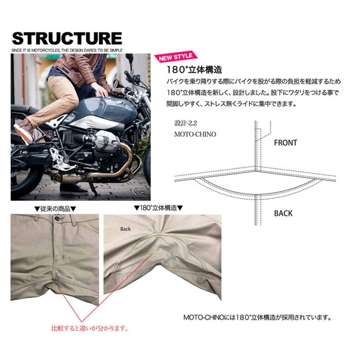 在庫限り】 MOTO-CHINO PANTS RDB1063 BEIGE｜オールシーズンパンツ