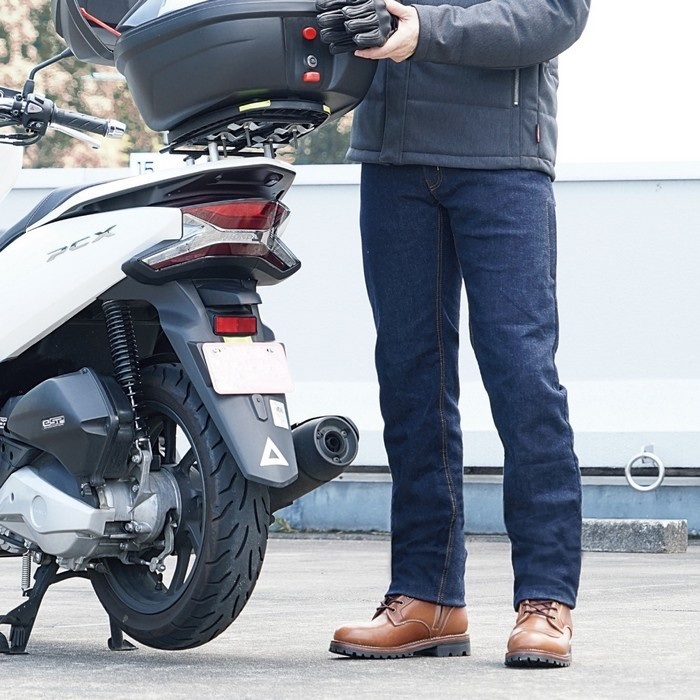 RR7725 HOTウインドガードデニムパンツ ワンウォッシュネイビー