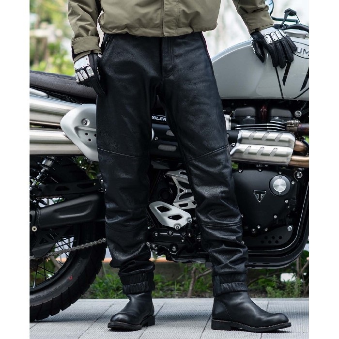2280 LEATHER JOGGER レザージョガーパンツ ブラック｜レザーパンツ