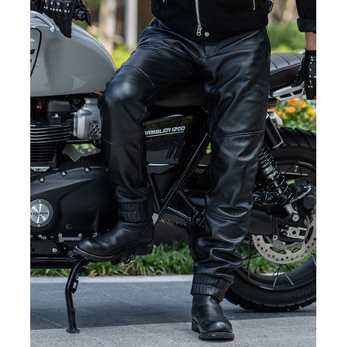 2280 LEATHER JOGGER レザージョガーパンツ ブラック｜レザーパンツ