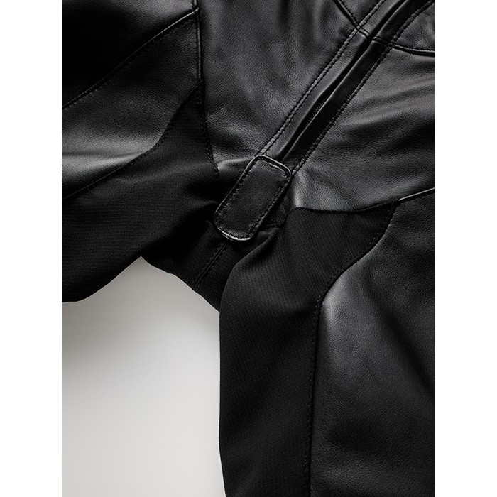 HSP006DN ST-X D3O LEATHER PANTS(BOOTS-IN) BLACK｜レザーパンツ