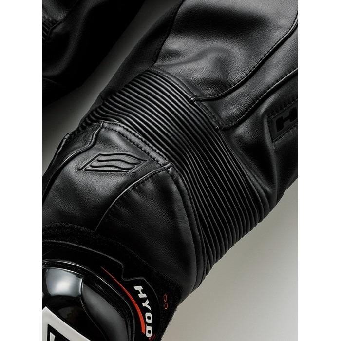 HSP006DN ST-X D3O LEATHER PANTS(BOOTS-IN) BLACK/GREY｜レザーパンツ