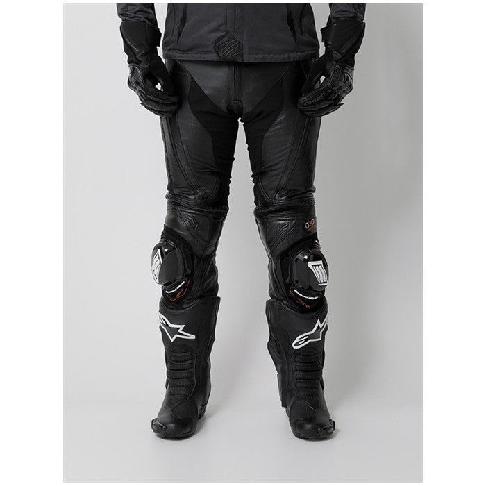 HSP022D ST-X D3O LEATHER PANTS(BOOTS-IN) BLACK｜レザーパンツ
