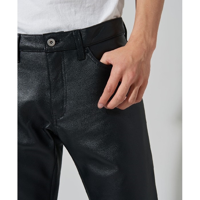 2267 LRX-PANTS レザーパンツ ブラック｜レザーパンツ・レザー