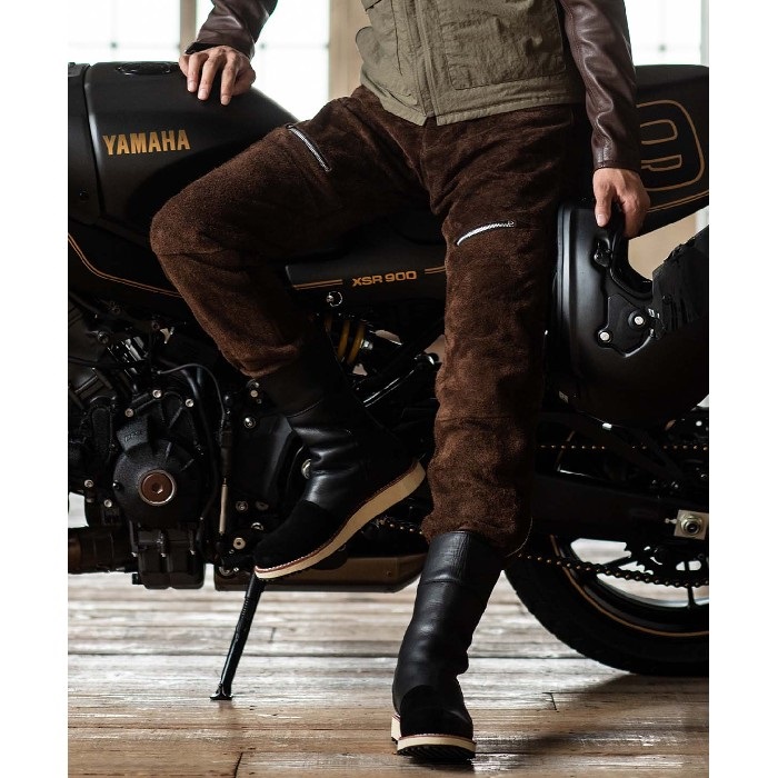 Bikers CORIN レザー チャップス ブラウン Lサイズ オーバーパンツ Amazon.co.jp: HWK オートバイ レザー チャップス パンツ