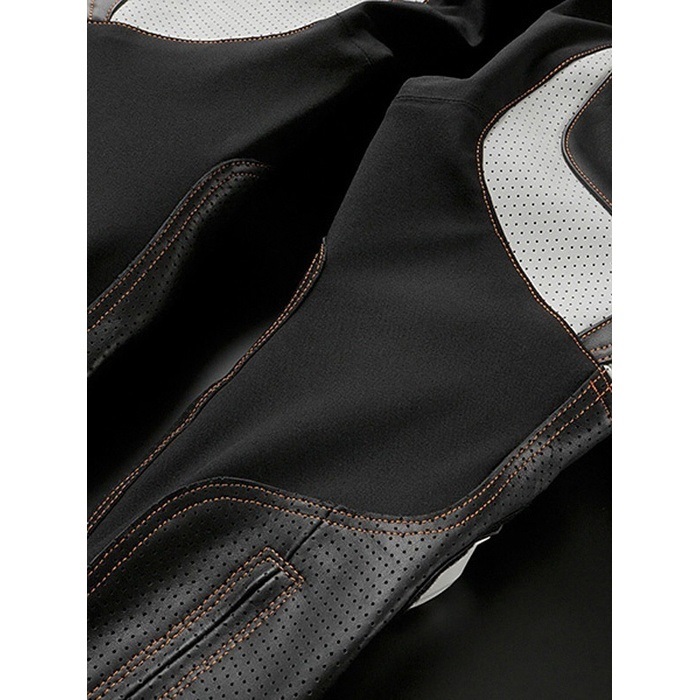 HSP001DS ST-X D3O MESH LEATHER PANTS(BOOTS-IN) BLACK｜レザー