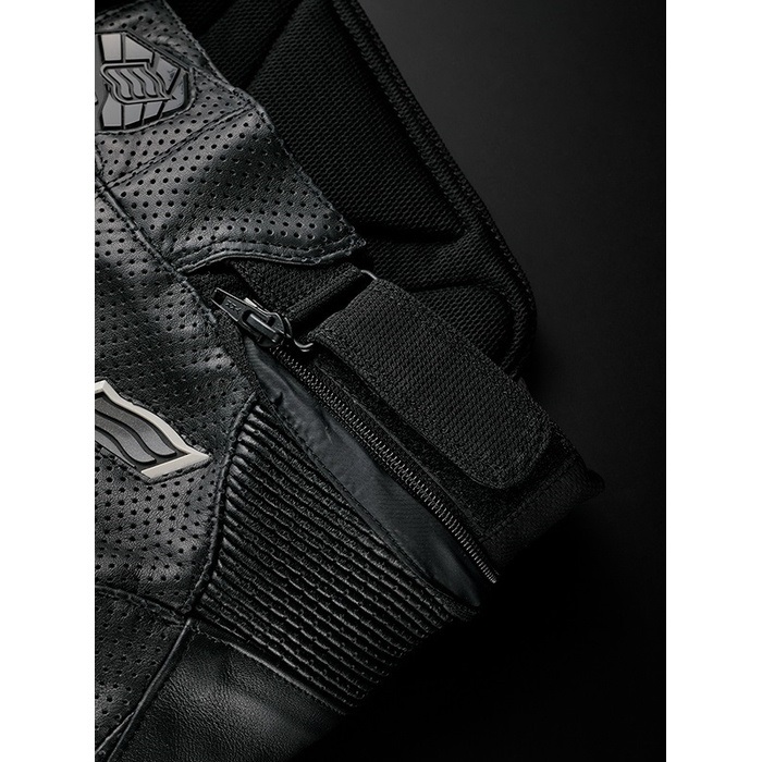 HSP001DS ST-X D3O MESH LEATHER PANTS(BOOTS-IN) BLACK/WHITE ORANGE