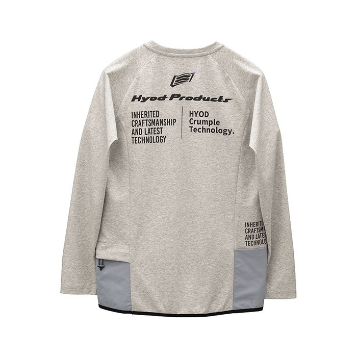 EVU002M EVOKE LONG SLEEVE SHIRTS ASH｜ベスト・シャツ・Tシャツ 