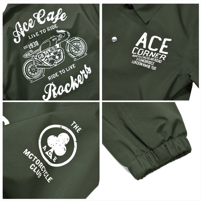 Waterproof Coach Jacket ウォータープルーフ コーチジャケット モス